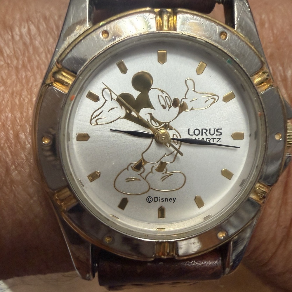 Disney Retired Lorus Women's Mickey Mouse Watch